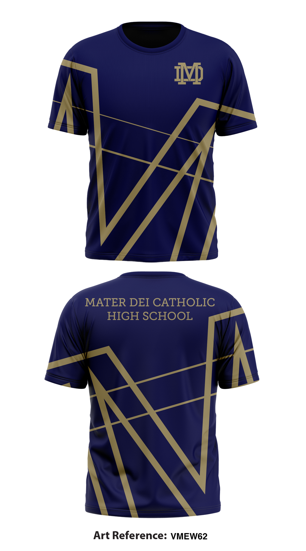 Mater Dei Catholic High School 4108598 Short Sleeve Performance Shirt - 1