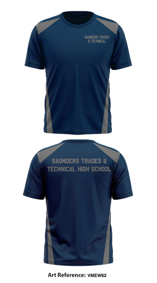Saunders Trades & Technical High School 13951173 Short Sleeve Performance Shirt - 1