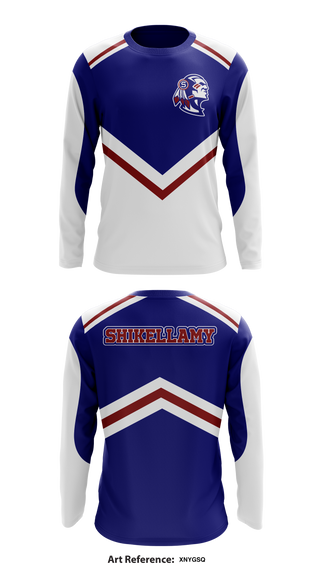 Shikellamy 15758742 Long Sleeve Performance Shirt - 1