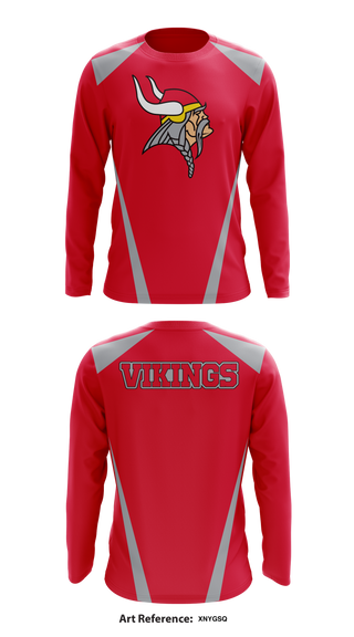 Vikings 76371994 Long Sleeve Performance Shirt - 1