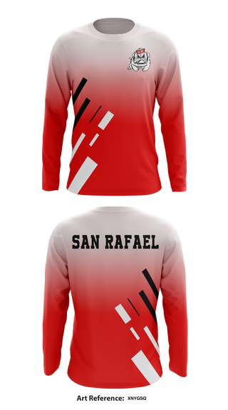San Rafael 19408203 Long Sleeve Performance Shirt - 1