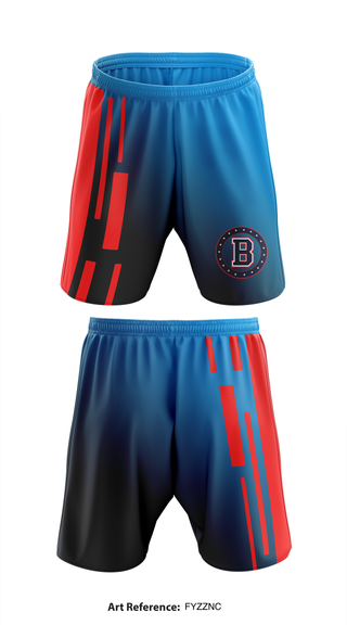 Berkmar Patriots 63069361 Athletic Shorts With Pockets - 1