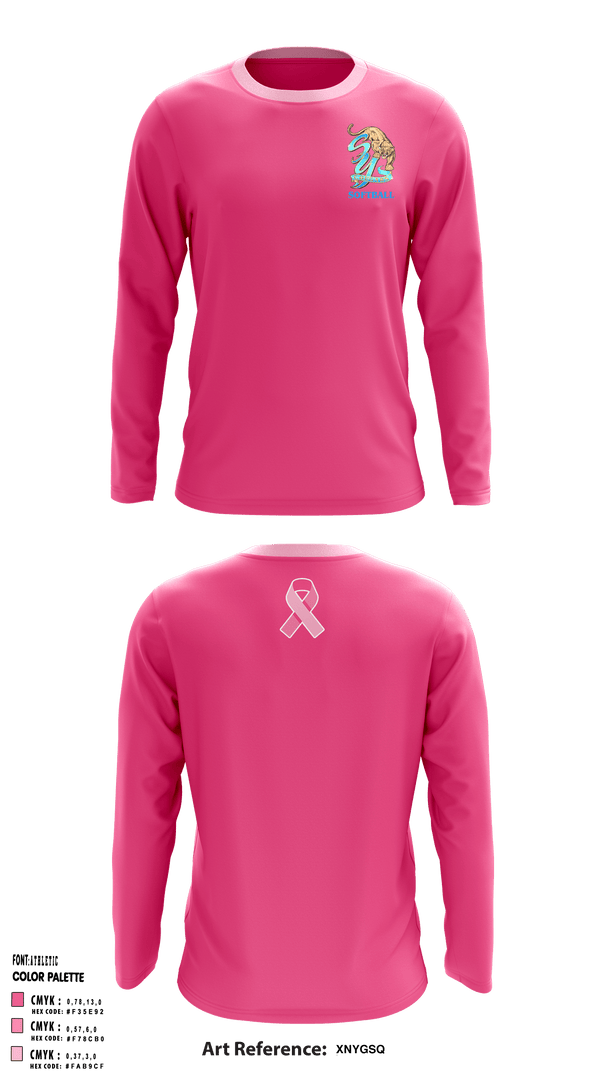 Cougars 43702351 Long Sleeve Performance Shirt - 2