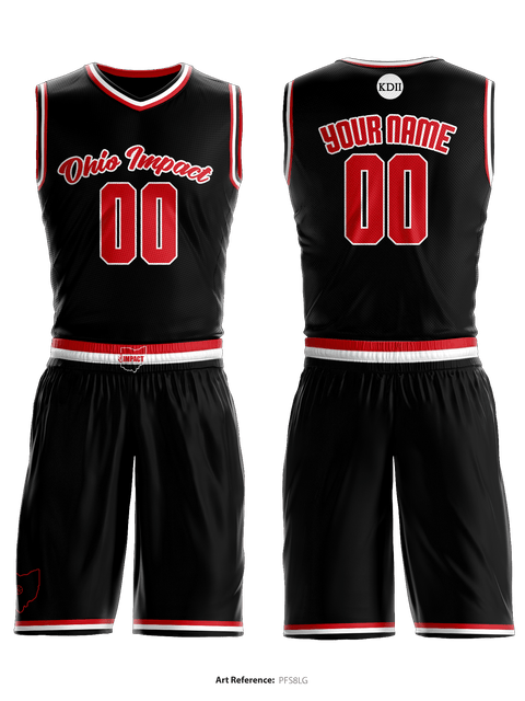Ohio Impact 66986171 Basketball Uniform - 16