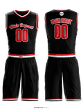 Ohio Impact 66986171 Reversible Basketball Uniform - Black/White