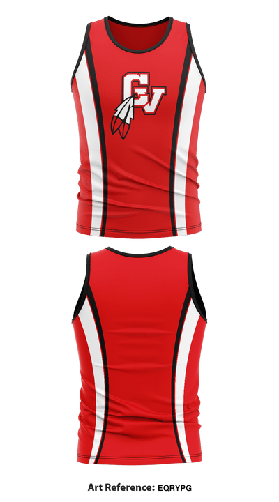 Big Reds 43231780 Track Singlet - 1