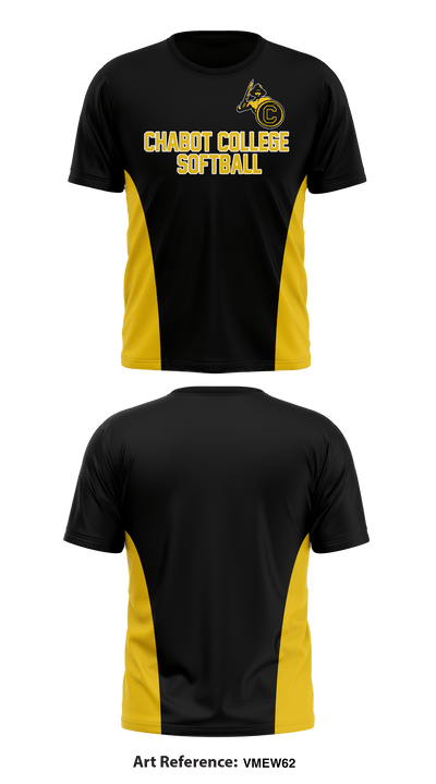 Chabot College 1506582 Short Sleeve Performance Shirt - 1