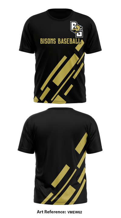 Bisons Baseball 73460603 Short Sleeve Performance Shirt - 1