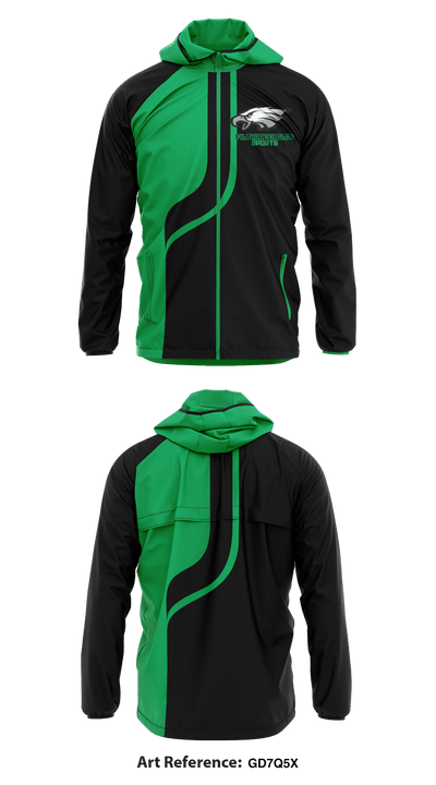 Fillmore Central track & field 71500866 Windbreaker - 2