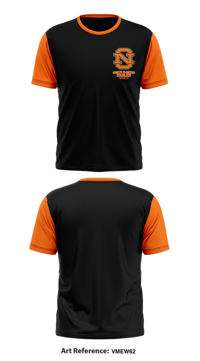 North Olmsted Eagles 1977808 Short Sleeve Performance Shirt - 1