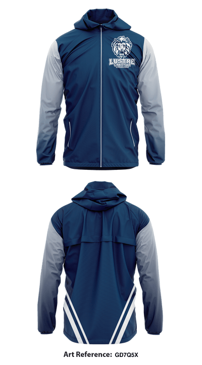 Lustre Christian High School 61778427 Windbreaker - 2