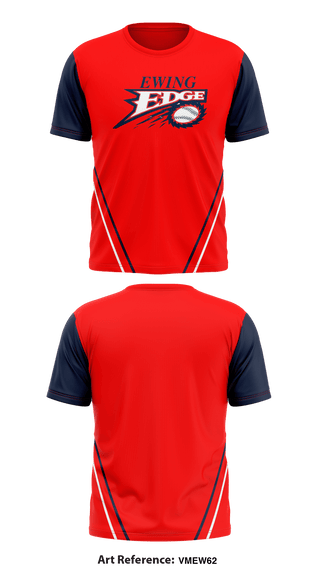Ewing Edge Softball 81004704 Short Sleeve Performance Shirt - 4