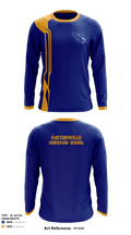 Factoryville Christian School 78112632 Long Sleeve Performance Shirt - 3