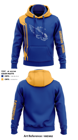 Factoryville Christian School 78112632 Hoodie - 3