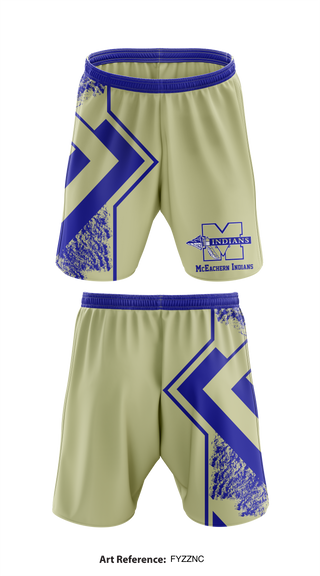 Mceachern Youth Football & Cheerleading 23269101 Athletic Shorts With Pockets - 2