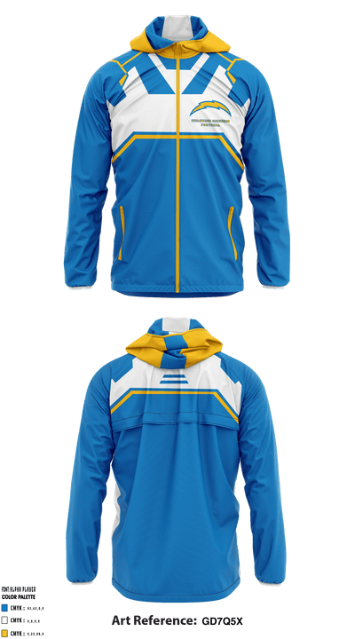 Inglewood Jr. All American Football League 60021355 Windbreaker - 2