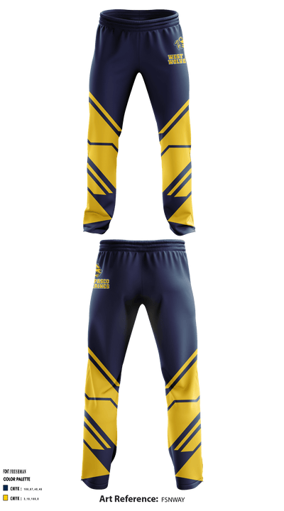 West Pasco Wolverines 52856854 Sweatpants - 2