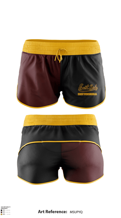 Magee Field Rattlers Football 43110576 Women's Shorts - 2