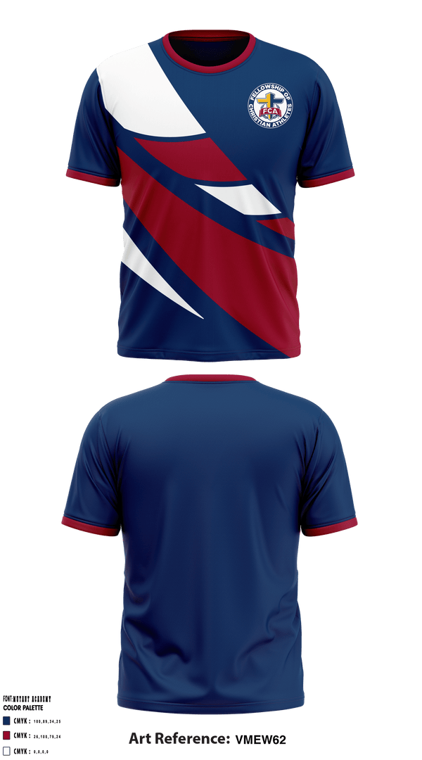 Fellowship of Christian Athletes 77170783 Short Sleeve Performance Shirt - 1