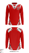Woodland High School Football 24083444 Long Sleeve Performance Shirt - 1