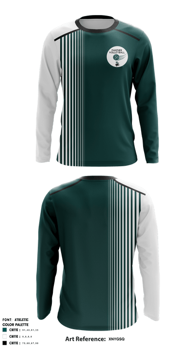 Pioneer Valley High School Men's Volleyball 5540258 Long Sleeve Performance Shirt - 1
