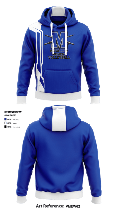 McCallum High School women's volleyball 71374557 Hoodie - 1