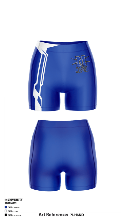 McCallum High School women's volleyball 71374557 Compression Shorts - 1