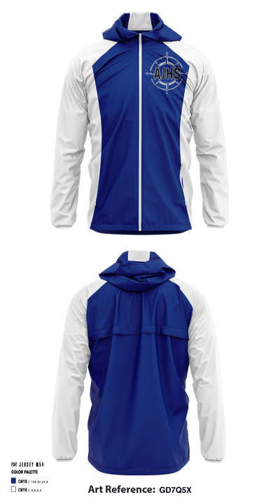 Auburn Junior High School Cheer 19595021 Windbreaker - 1