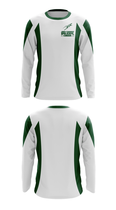 John F Kennedy High School Cheer 45011525 Long Sleeve Performance Shirt - 1
