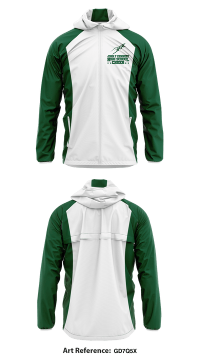 John F Kennedy High School Cheer 45011525 Windbreaker - 1
