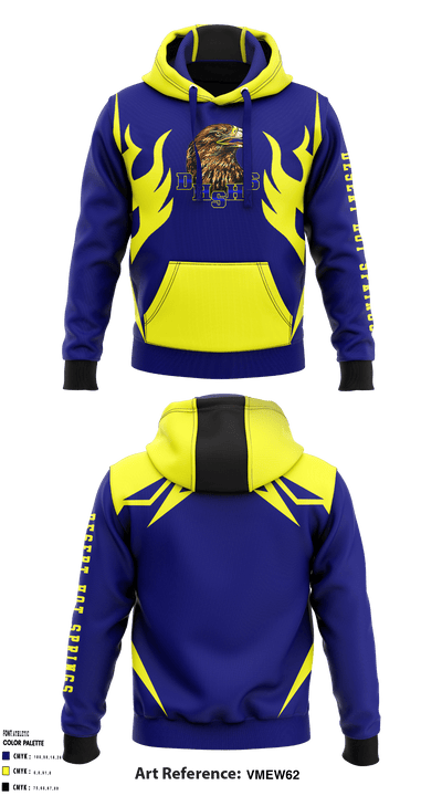 Desert Hot Springs High School Basketball 31390749 Hoodie - 1