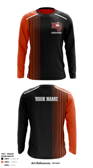 Klamath Union High School Basketball 20343131 Long Sleeve Shooting Shirt - 1