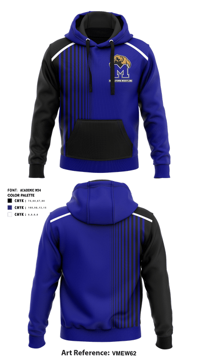 Middletown High School Wrestling 54435437 Hoodie - 1