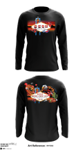 St Lucie west centennial wrestling 81384021 Long Sleeve Performance Shirt - 12