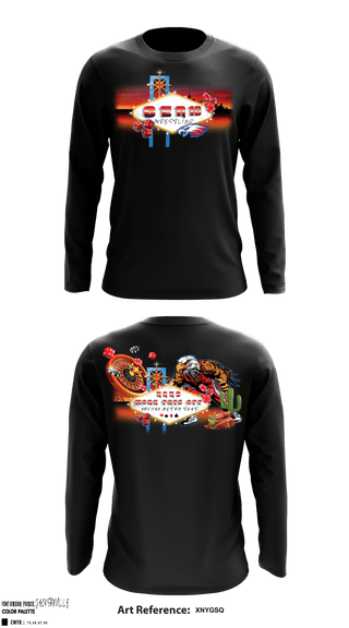 St Lucie west centennial wrestling 81384021 Long Sleeve Performance Shirt - 12