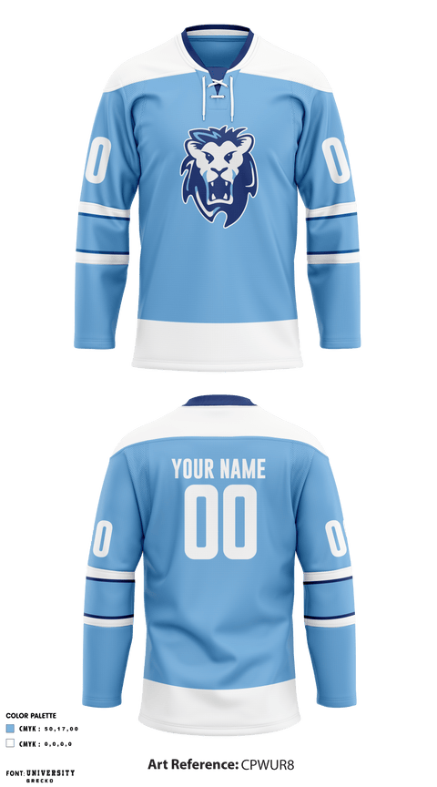 Columbia Preparatory Hockey 11085625 Hockey Jersey - 1
