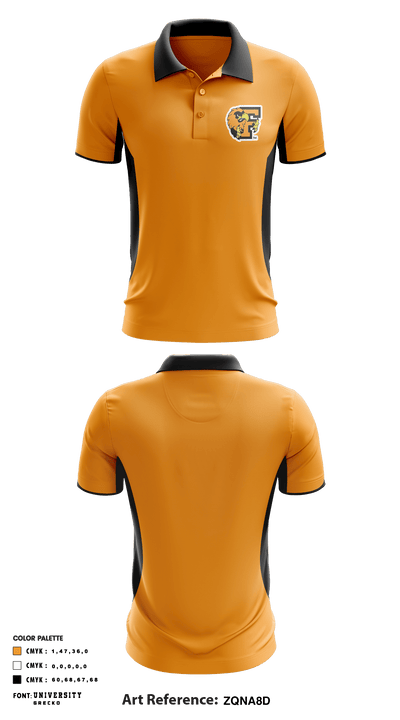 Flushing Golf 61936113 Short Sleeve Performance Polo - 1
