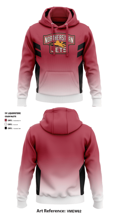 Northeastern Bowling 71886753 Hoodie - 1