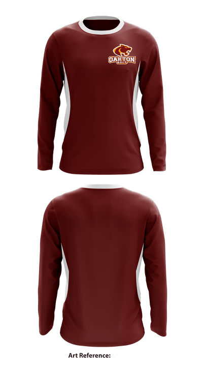 Oakton Golf 95528229 Long Sleeve Performance Shirt - 1