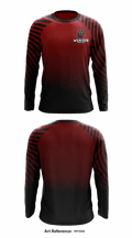 Weaver High School Soccer 30117244 Long Sleeve Performance Shirt - 1