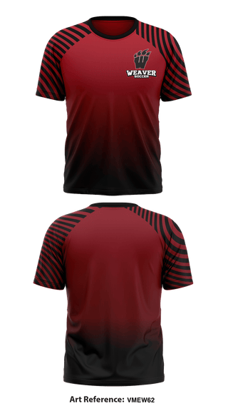 Weaver High School Soccer 30117244 Short Sleeve Performance Shirt - 1