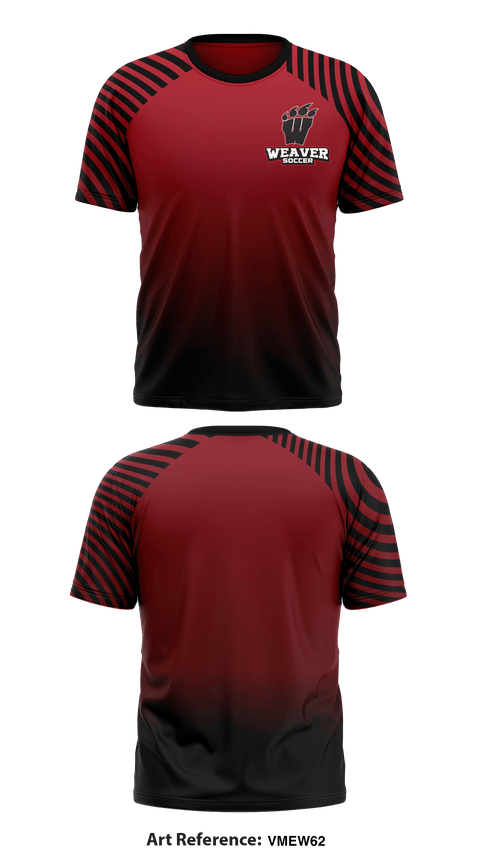 Weaver High School Soccer 30117244 Short Sleeve Performance Shirt - 1