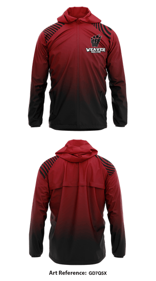 Weaver High School Soccer 30117244 Windbreaker - 1