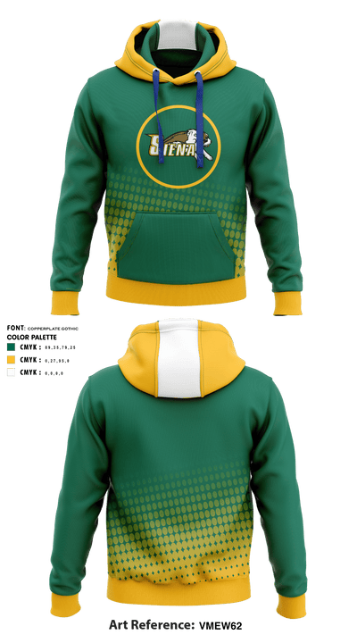 Siena College Golf 40900646 Hoodie - 1