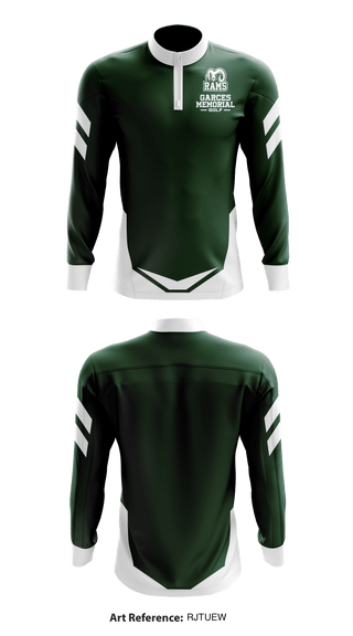 Garces Memorial High School Golf 67326135 Quarter Zip Jacket - 1