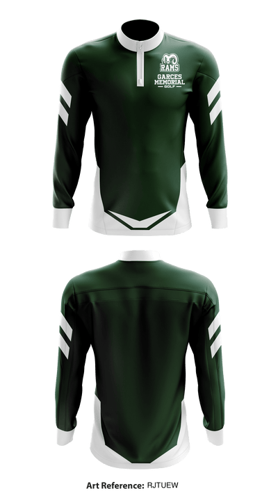 Garces Memorial High School Golf 67326135 Quarter Zip Jacket - 1