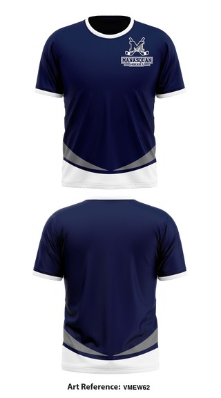 Manasquan High School Hockey 74515350 Short Sleeve Performance Shirt - 1