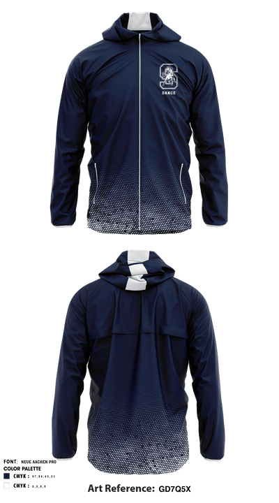 Silver High School Dance 12737840 Windbreaker - 1