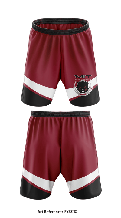 MIT Hockey 374915 Athletic Shorts With Pockets - 1
