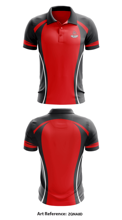 Carl Albert High School Dance 24110224 Short Sleeve Performance Polo - 1